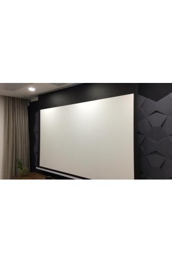 Tela de Projeção Motorizada Tensionada Matte White 109 Polegadas 16:10
